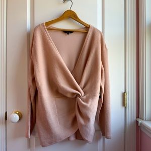 RACHEL Rachel Roy Plus Size Leigha Twist Front Top